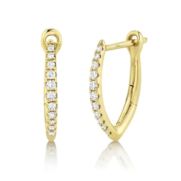 Diamond Hoop Earrings Van Adams Jewelers Snellville, GA