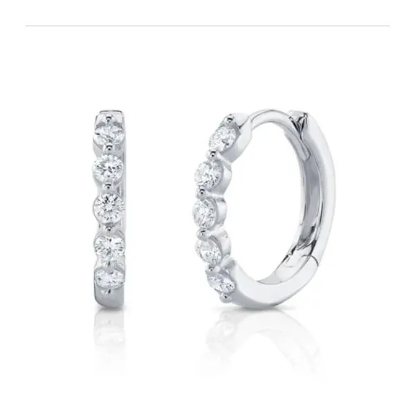 0.24CT DIAMOND HUGGIE EARRING Van Adams Jewelers Snellville, GA