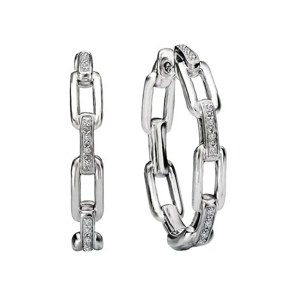 Eleganza Ladies Fashion Hoop Earrings Van Adams Jewelers Snellville, GA