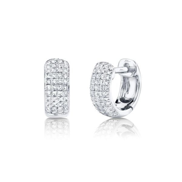 0.20CT DIAMOND PAVE HUGGIE EARRING Van Adams Jewelers Snellville, GA