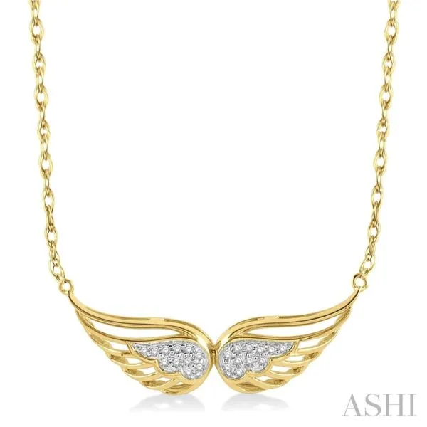 Diamond Angel Wing Necklace Van Adams Jewelers Snellville, GA