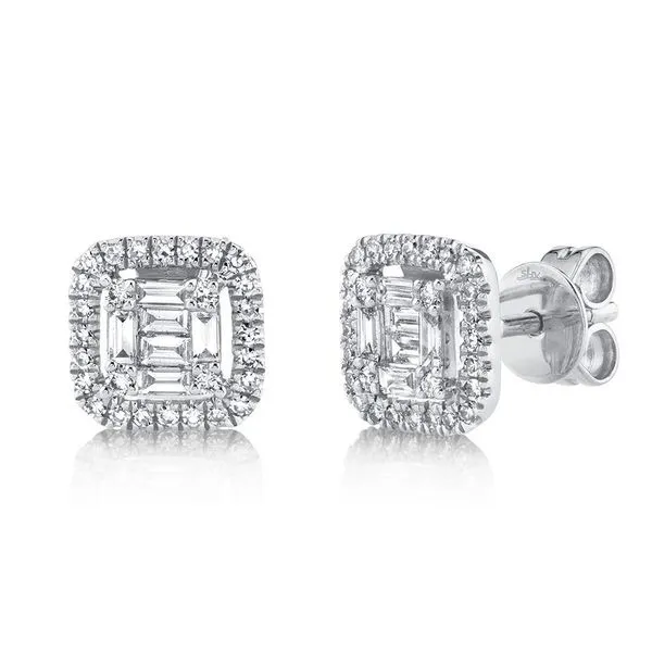 Cushion Shaped Diamond Studs Van Adams Jewelers Snellville, GA