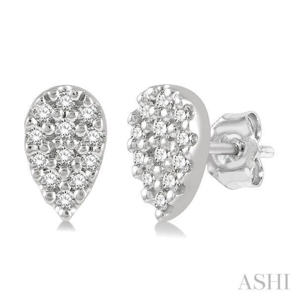Pear Shape Petite Diamond Fashion Earrings Van Adams Jewelers Snellville, GA