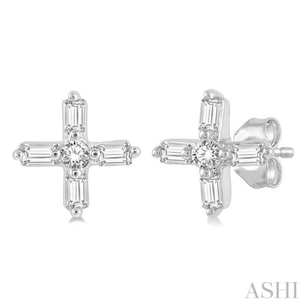 Baguette Diamond Earrings Van Adams Jewelers Snellville, GA