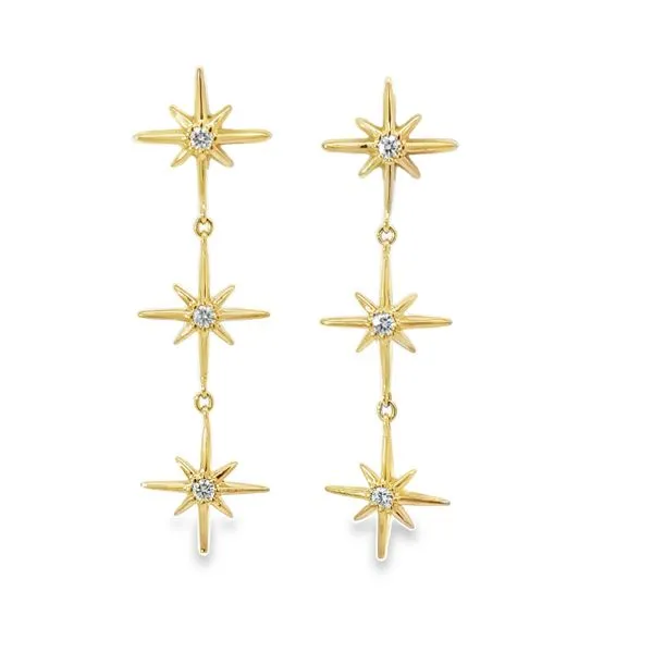 0.21CT DIAMOND NORTH STAR EARRING Van Adams Jewelers Snellville, GA