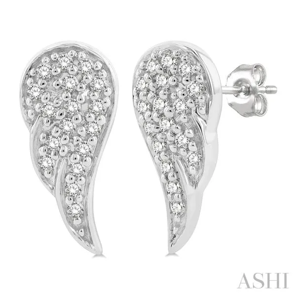 angel wings petite diamond fashion earrings Van Adams Jewelers Snellville, GA