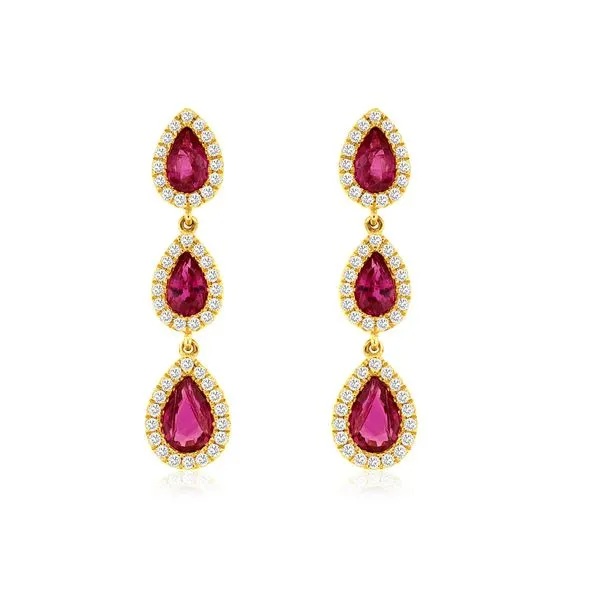 Ruby tears earrings Van Adams Jewelers Snellville, GA