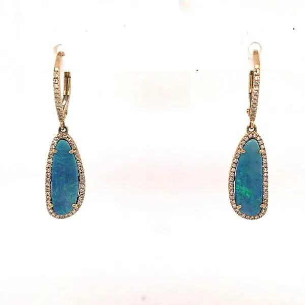 Black Opal Earrings Van Adams Jewelers Snellville, GA