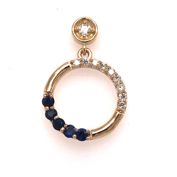 Sapphire and Diamond Earrings Image 2 Van Adams Jewelers Snellville, GA