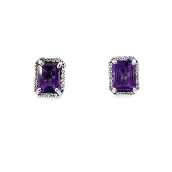 Amethyst Stud Earrings Van Adams Jewelers Snellville, GA