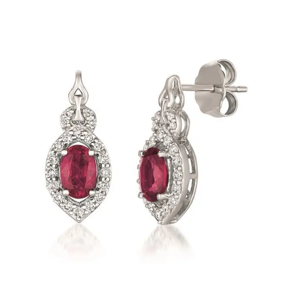 Le Vian® Earrings featuring Passion Ruby™ Vanilla Diamonds® set in 14K Vanilla Gold® Van Adams Jewelers Snellville, GA