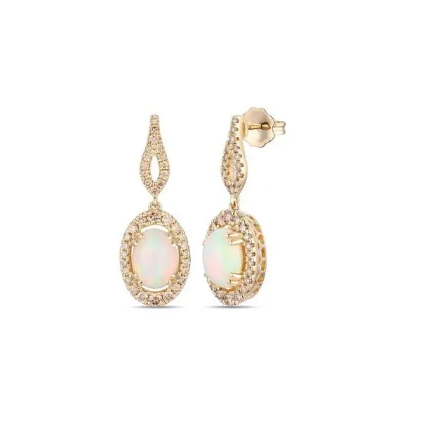 Le Vian® Earrings featuring 1 1/5 cts. Neopolitan Opal™, 1/2 cts. Nude Diamonds™ set in 14K Honey Gold™ Van Adams Jewelers Snellville, GA
