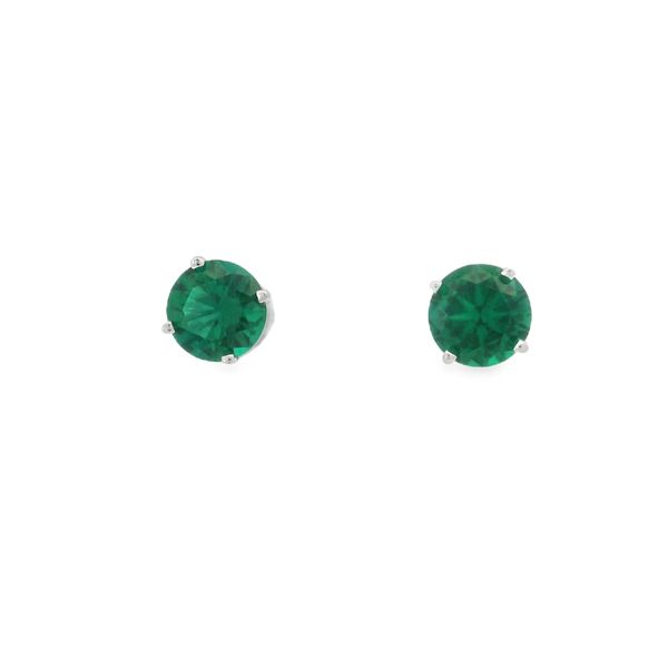 2 CT Lab Grown Emerald Earrings Van Adams Jewelers Snellville, GA