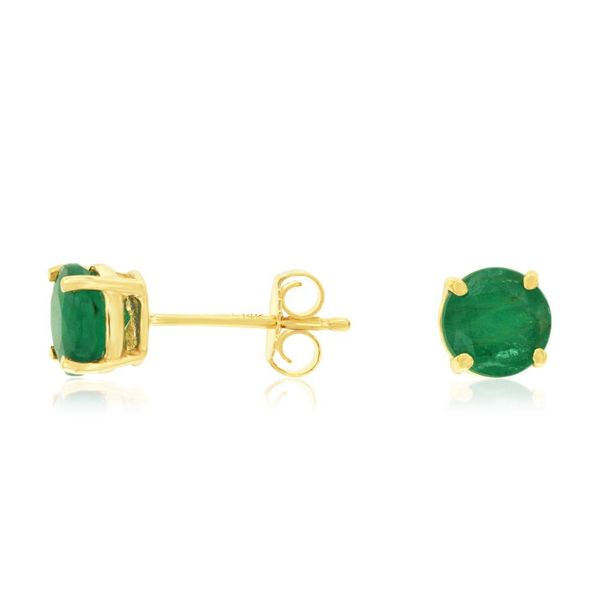Emerald Stud Earrings Van Adams Jewelers Snellville, GA