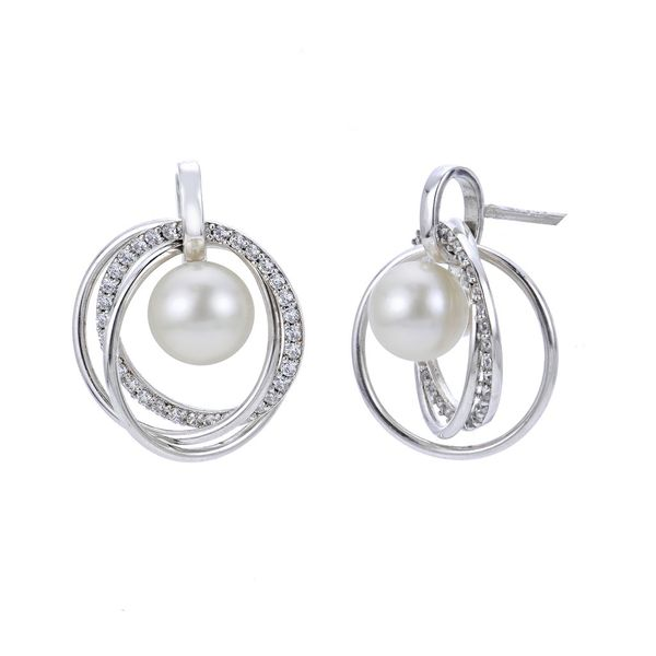 Sterling Silver Freshwater Pearl Earring Van Adams Jewelers Snellville, GA