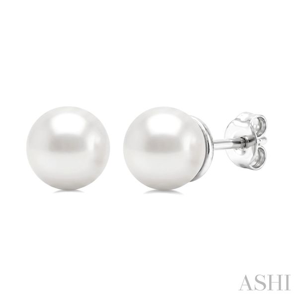 10 MM Freshwater Pearl Stud Earrings Van Adams Jewelers Snellville, GA