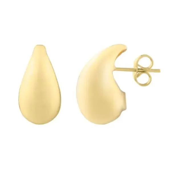 14K Small Raindrop Studs Van Adams Jewelers Snellville, GA