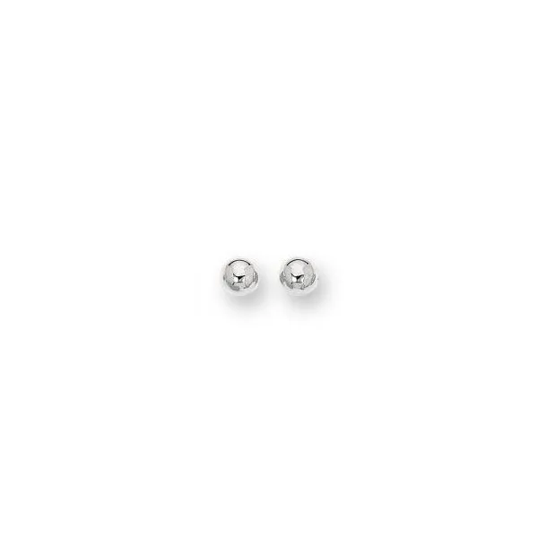 14K White Gold Stud Earrings similar item image