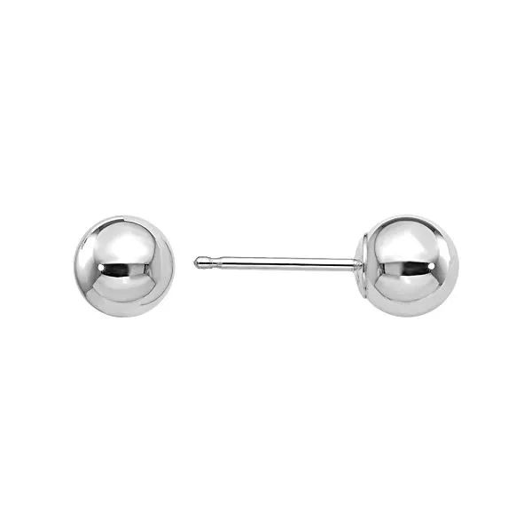 14K White Gold Stud Earrings Van Adams Jewelers Snellville, GA