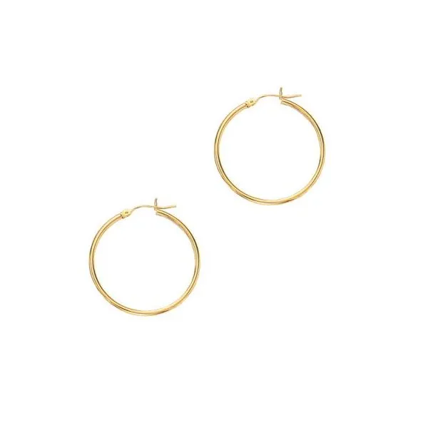 Gold Hoop Earrings Van Adams Jewelers Snellville, GA