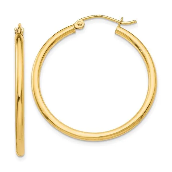 Gold Hoop Earrings Van Adams Jewelers Snellville, GA