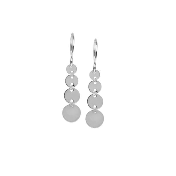 14K White Gold Drop Earrings Van Adams Jewelers Snellville, GA