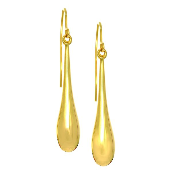 14K Yellow Gold Drop Earrings Van Adams Jewelers Snellville, GA