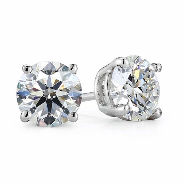 1 1/2 CT Lab Grown Diamond Stud Earrings Van Adams Jewelers Snellville, GA