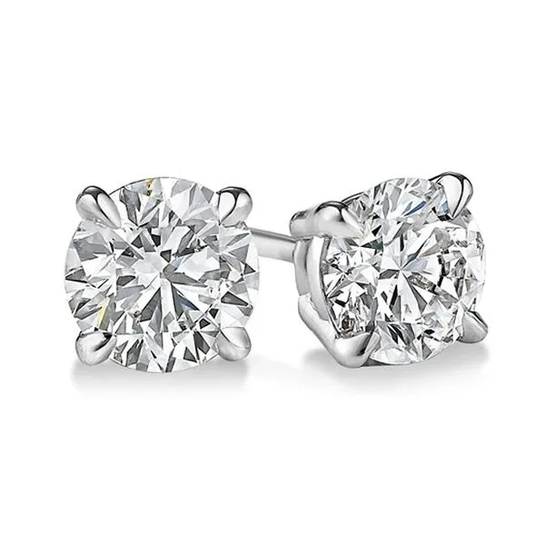 1 1/2 CT Lab Grown Diamond Earrings Van Adams Jewelers Snellville, GA