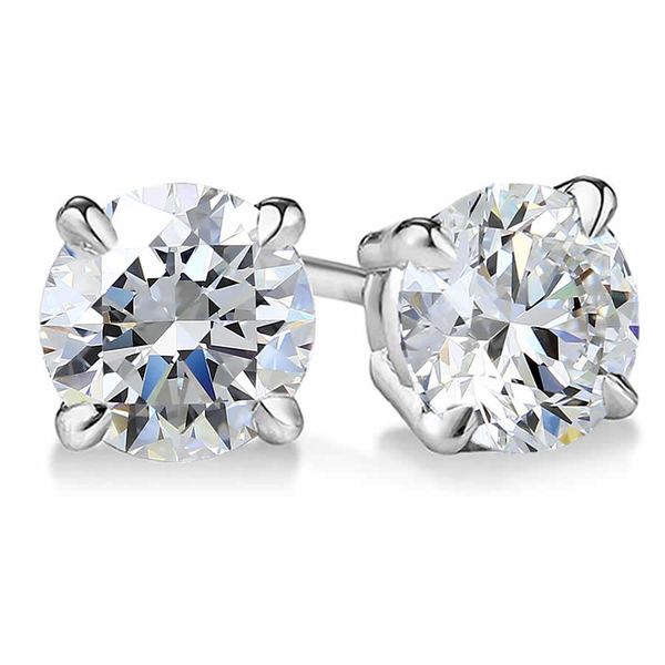 3 Carat Lab Grown Diamond Stud Earrings Van Adams Jewelers Snellville, GA