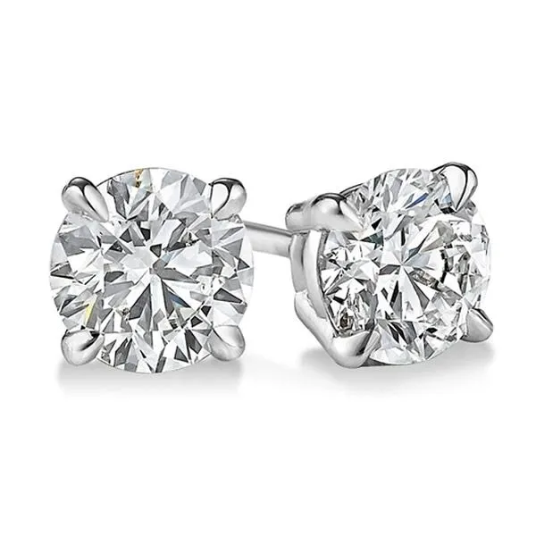 2 Carat Lab Grown Diamond Stud Earrings Van Adams Jewelers Snellville, GA