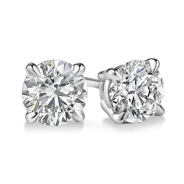 1 1/2 CT Lab Grown Diamond Stud Earrings Van Adams Jewelers Snellville, GA