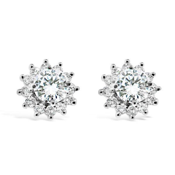 14K Diamond Earring Jackets Van Adams Jewelers Snellville, GA