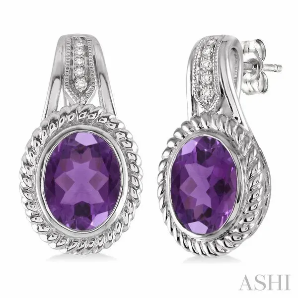 Silver Amethyst Earrings Van Adams Jewelers Snellville, GA