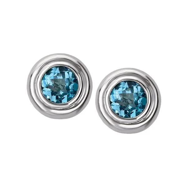 Eleganza Ladies Gemstone Stud Earrings Van Adams Jewelers Snellville, GA