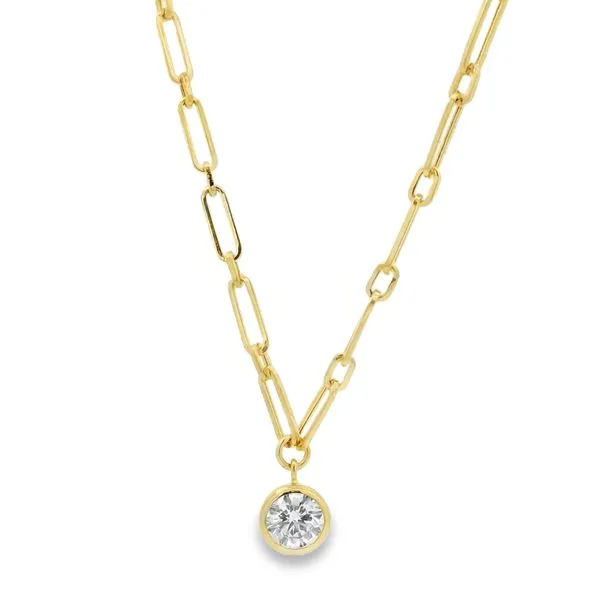 2 CT Diamond Bezel Necklace Van Adams Jewelers Snellville, GA
