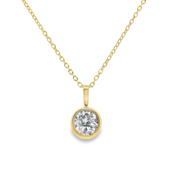 1/2 CT Diamond Bezel Necklace Van Adams Jewelers Snellville, GA