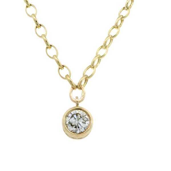 1 CT Bezel Diamond Necklace Van Adams Jewelers Snellville, GA