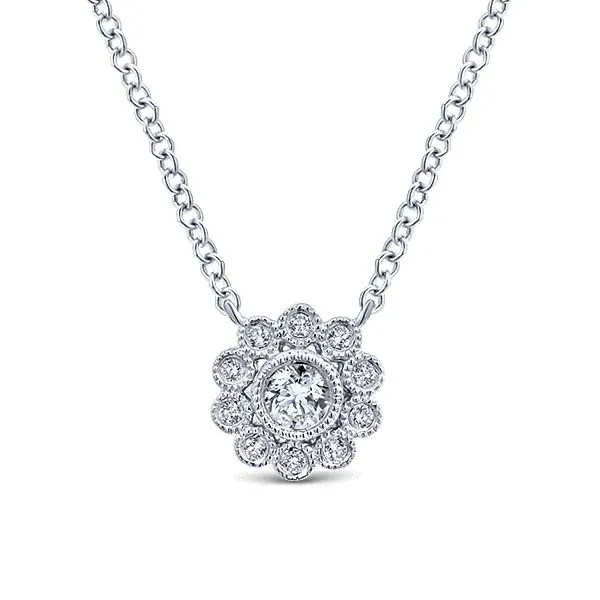 Gabriel & Co Diamond Fashion Necklace Van Adams Jewelers Snellville, GA