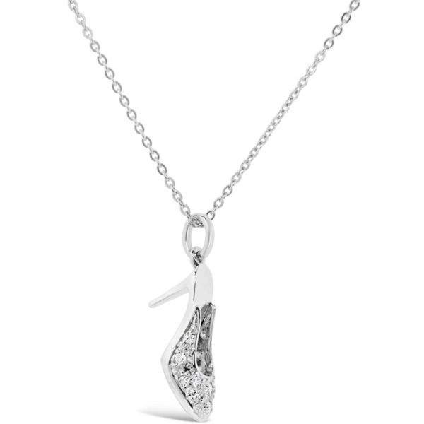 14K White Gold Diamond High Heel Pendant Van Adams Jewelers Snellville, GA