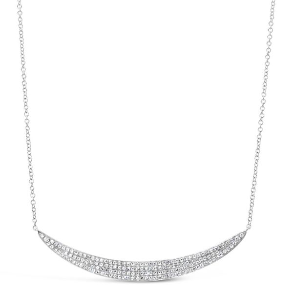 Shy Creation 14K White Gold Diamond Necklace Van Adams Jewelers Snellville, GA