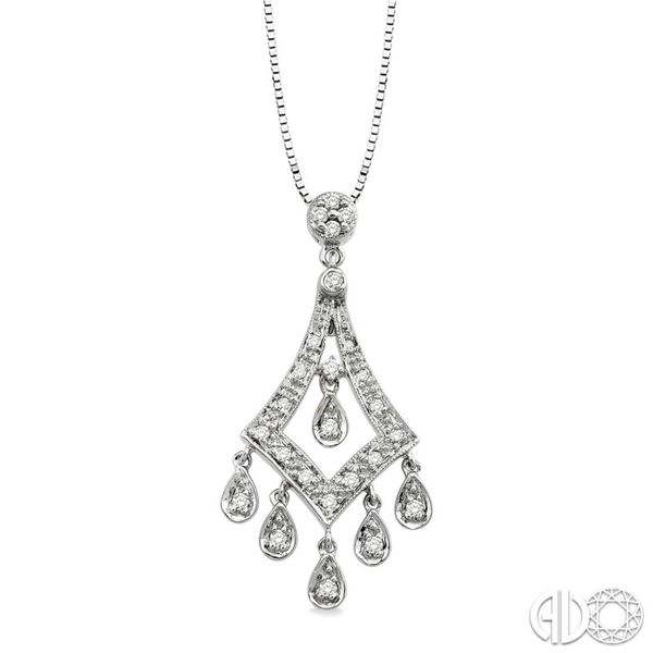 14K White Gold Diamond Pendant Van Adams Jewelers Snellville, GA