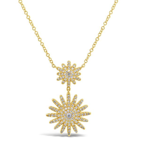 Shy Creation 14K Yellow Gold Diamond Pendant Van Adams Jewelers Snellville, GA