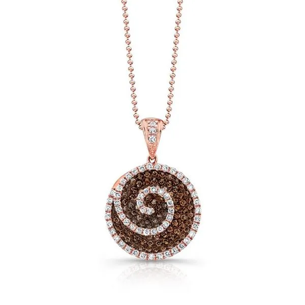 14K Rose Gold Diamond Pendant Van Adams Jewelers Snellville, GA