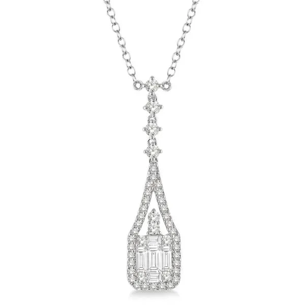 14K White Gold Diamond Neklace Van Adams Jewelers Snellville, GA