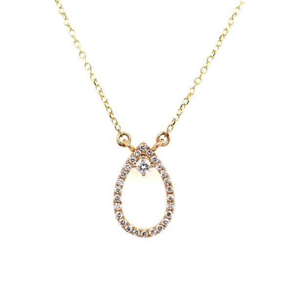 Van Adam's Collection 14K Yellow Gold Diamond Fashion Necklace Van Adams Jewelers Snellville, GA