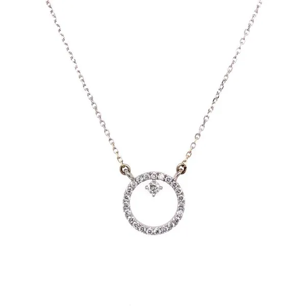 Van Adam's Collection 14K White Gold Diamond Fashion Necklace Van Adams Jewelers Snellville, GA