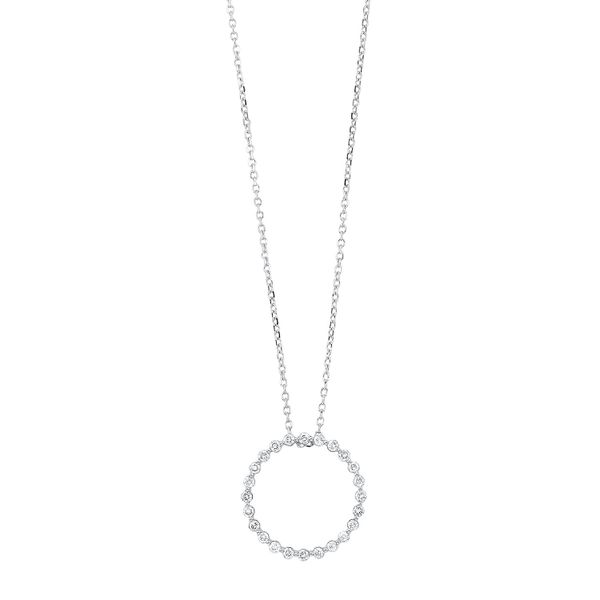 14K White Gold Diamond Fashion Necklace Van Adams Jewelers Snellville, GA