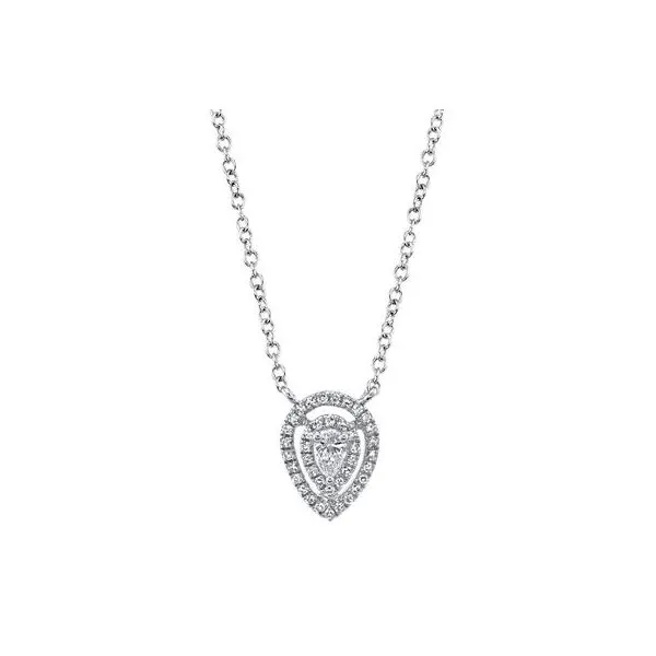 Pear Shaped Diamond Necklace Van Adams Jewelers Snellville, GA