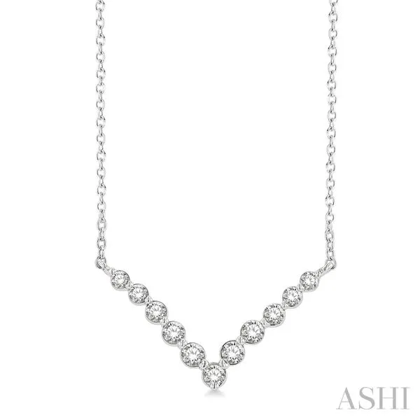 Chevron Diamond Necklace Van Adams Jewelers Snellville, GA